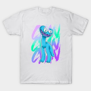 raimbow friends cyan T-Shirt